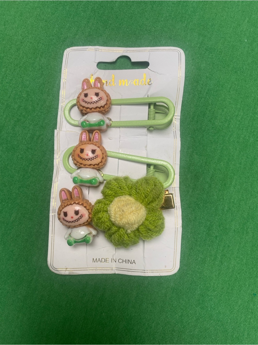 Labubu hair accessories